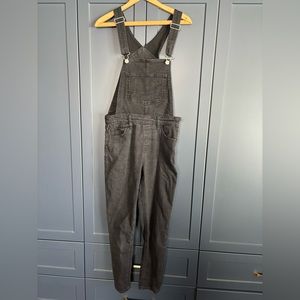 Levi’s black skinny denim overalls